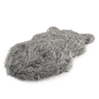 PupRug by Paw.com® Faux Fur Orthopedic Dog Bed - Curve Charcoal Grey