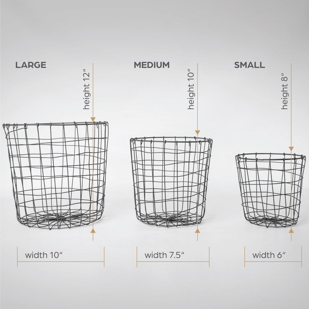 Round Iron Basket