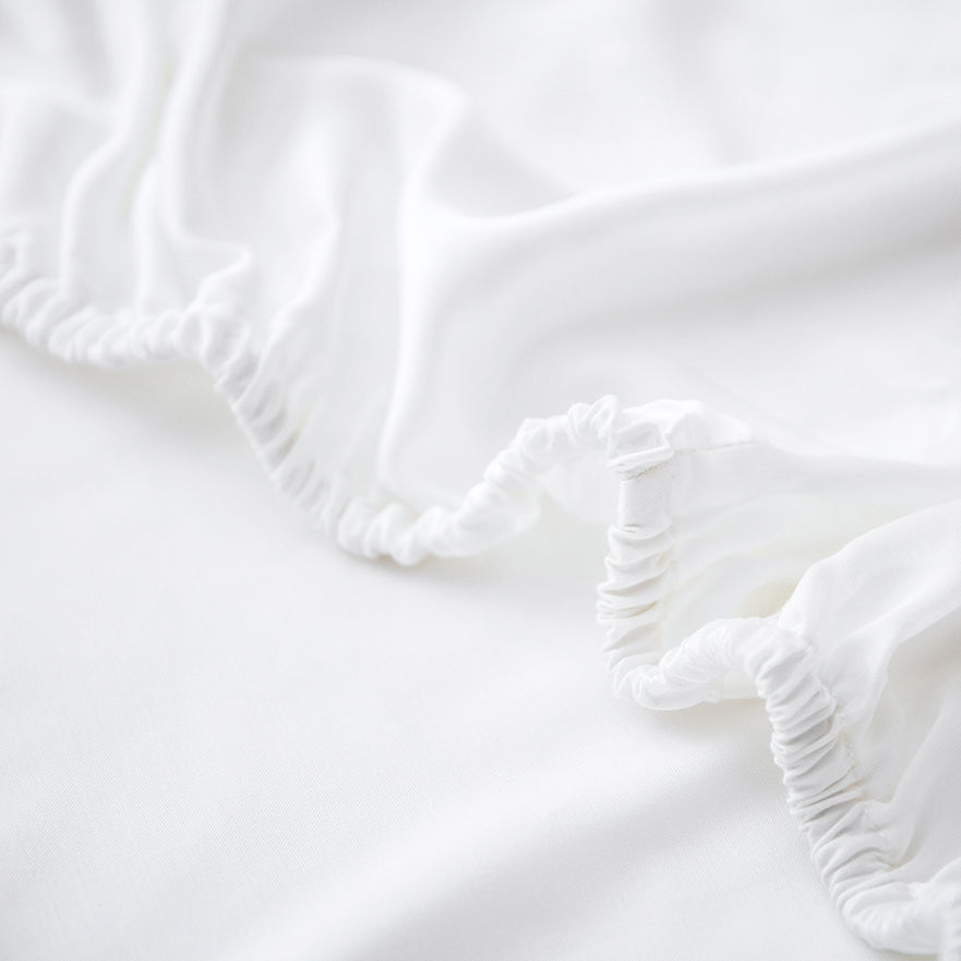 Organic Bamboo Sateen Fitted Sheet