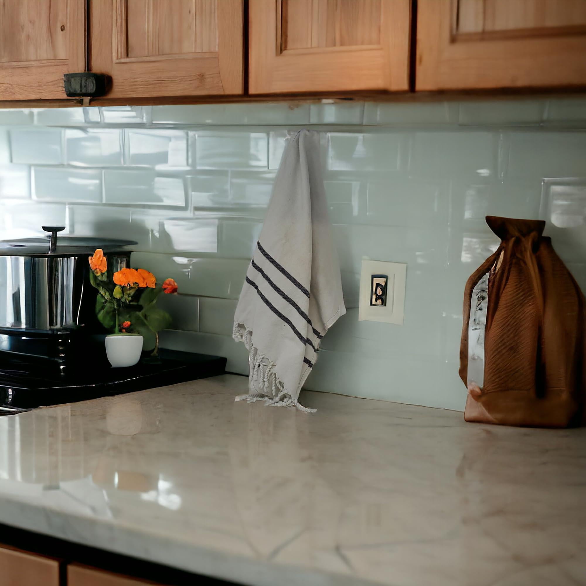 Turkish Hand Towels for Bathroom and Kitchen Hand Woven Turkish Cotton