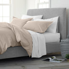 Clean Design Home® Duvet Cover Set, Cotton-Solid Color