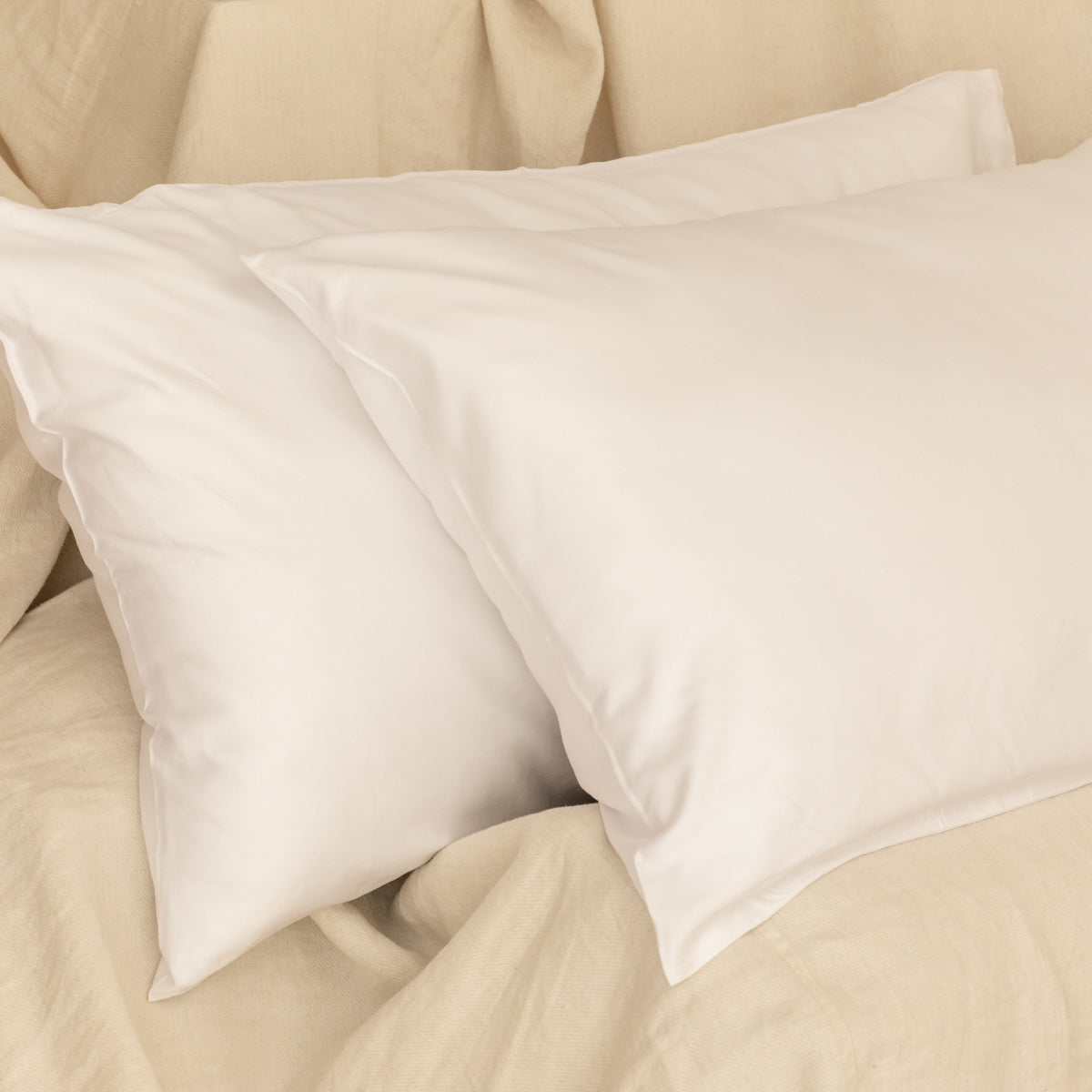 Organic Bamboo Sateen Pillowcase Set