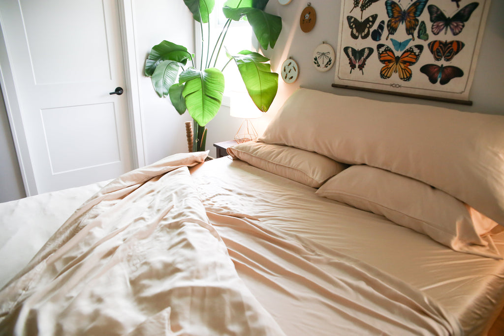 Pillowtex Copper Infused Bamboo Duvet Cover | Antimicrobial, Cooling, and Breathable