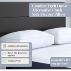 Comfort Tech Down Alternative Plush Side Sleeper Pillow