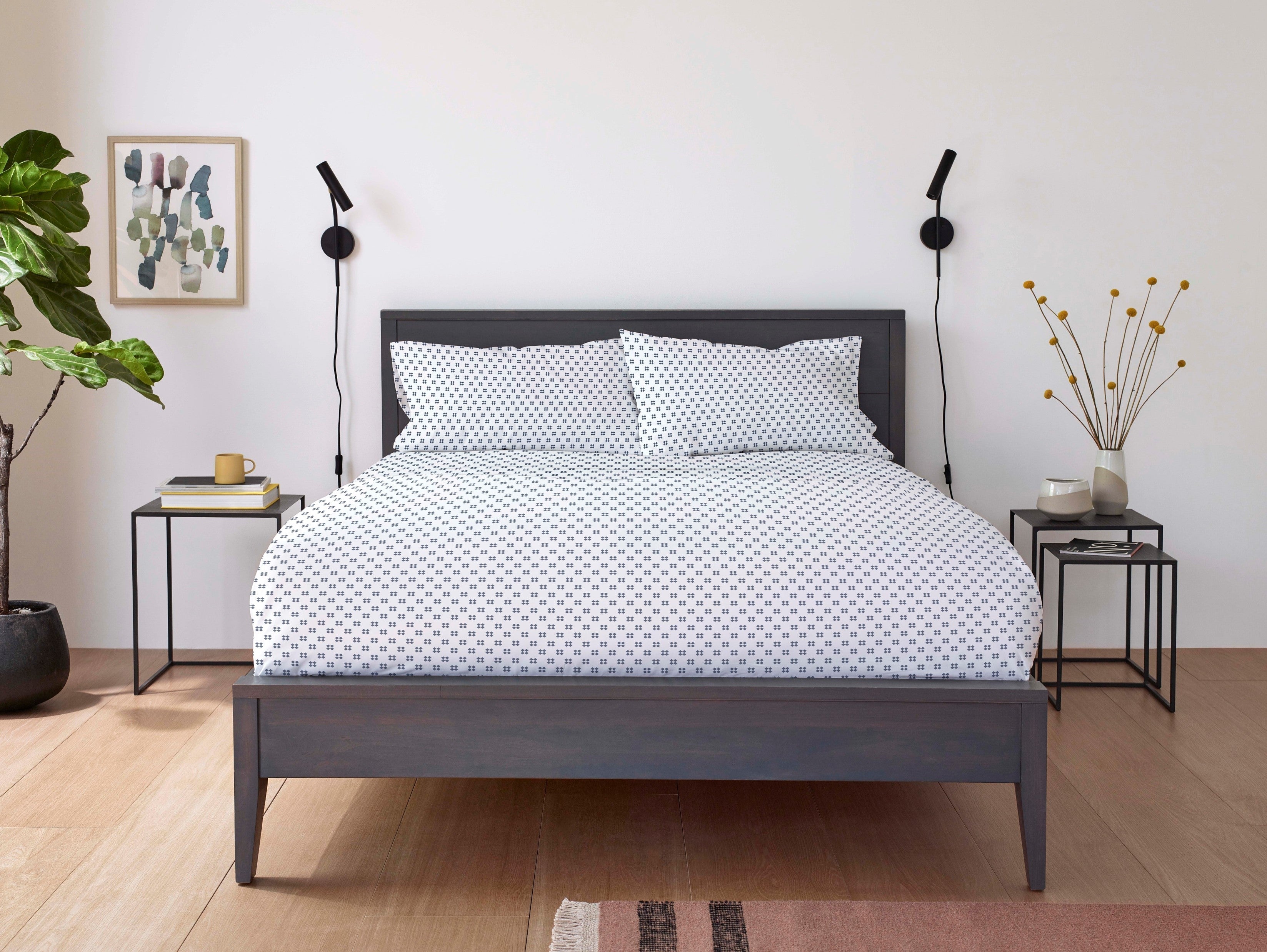 Clean Design Home® Supima Cotton Percale Sheet Set-Jack pattern