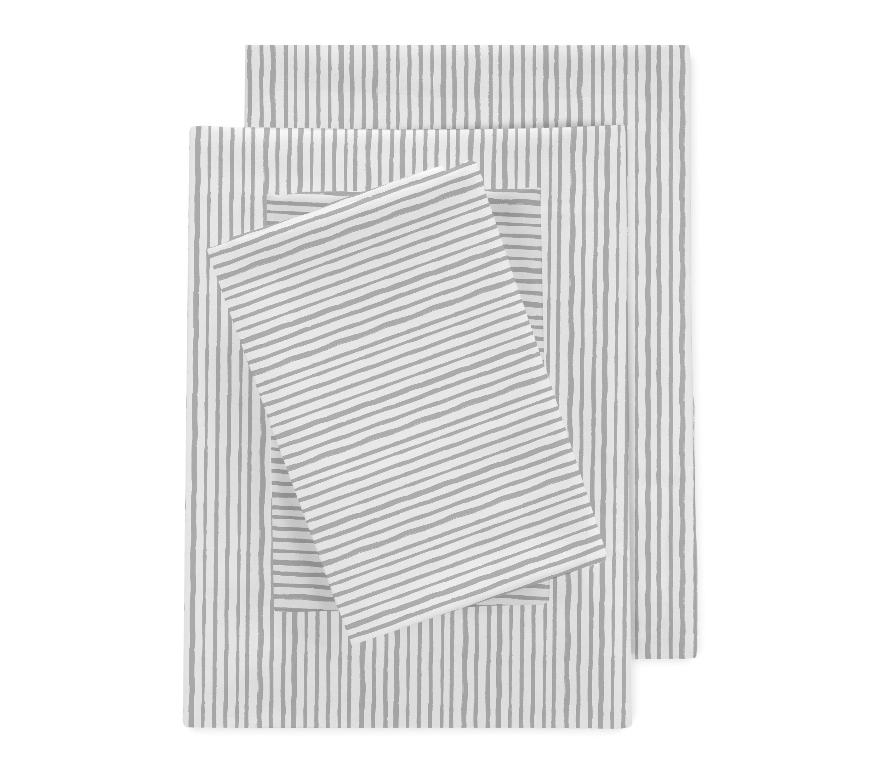 Clean Design Home® Supima Cotton Percale Sheet Set-Birch Linen