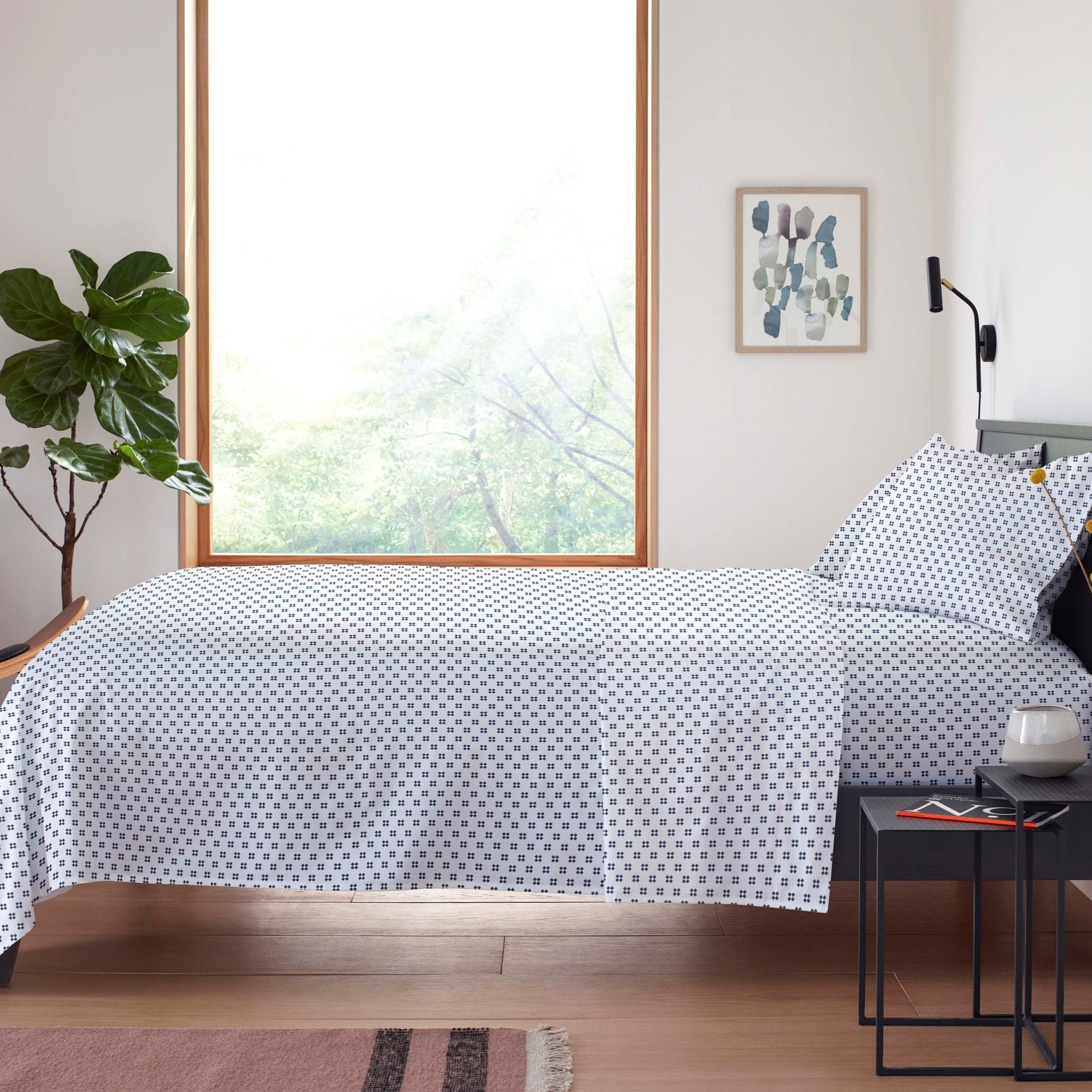 Clean Design Home® Supima Cotton Percale Sheet Set-Jack pattern