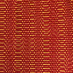 New Earth Ripple Red Luxury Throw Pillow