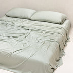 Organic Bamboo Sateen Duvet Cover Set
