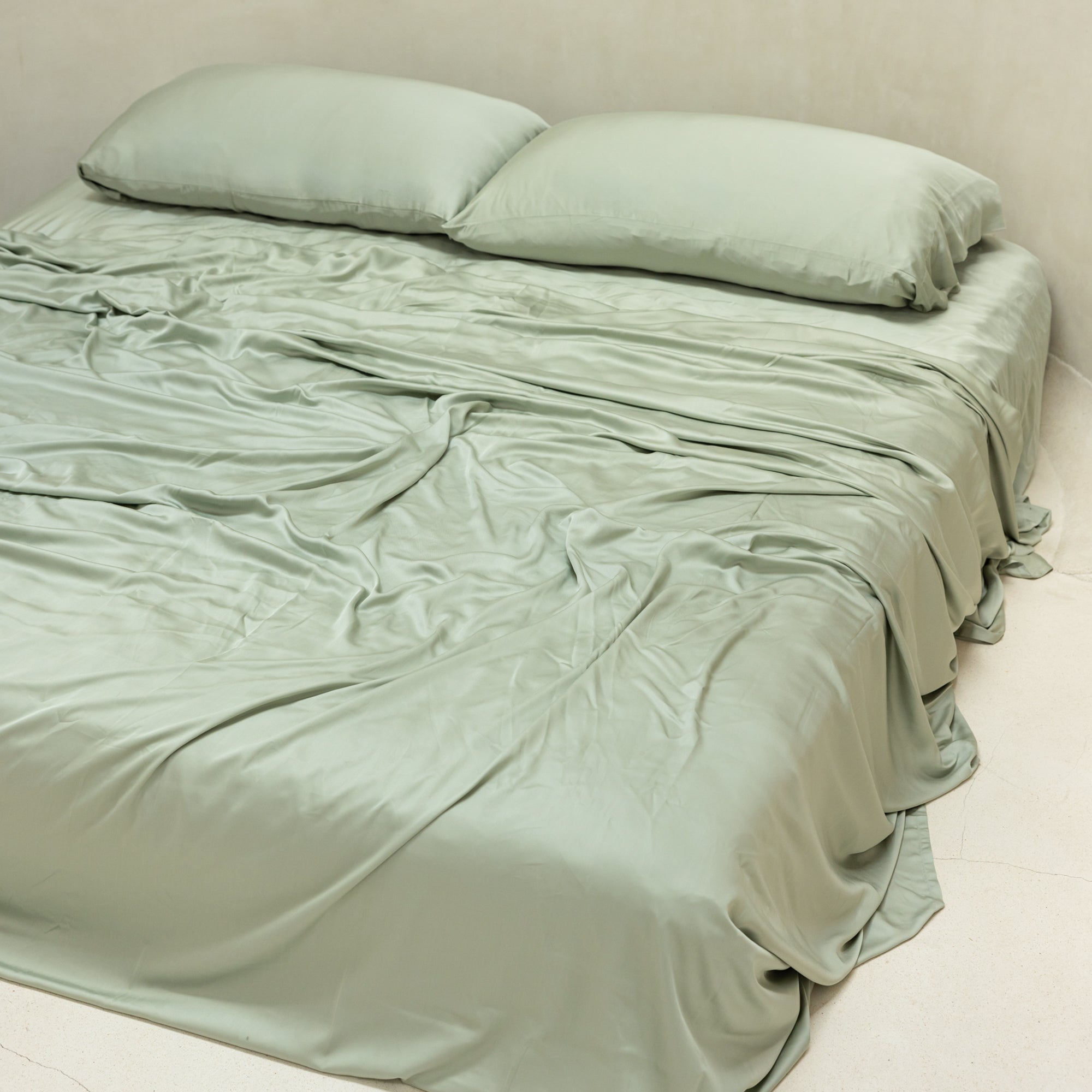 Organic Bamboo Sateen Fitted Sheet