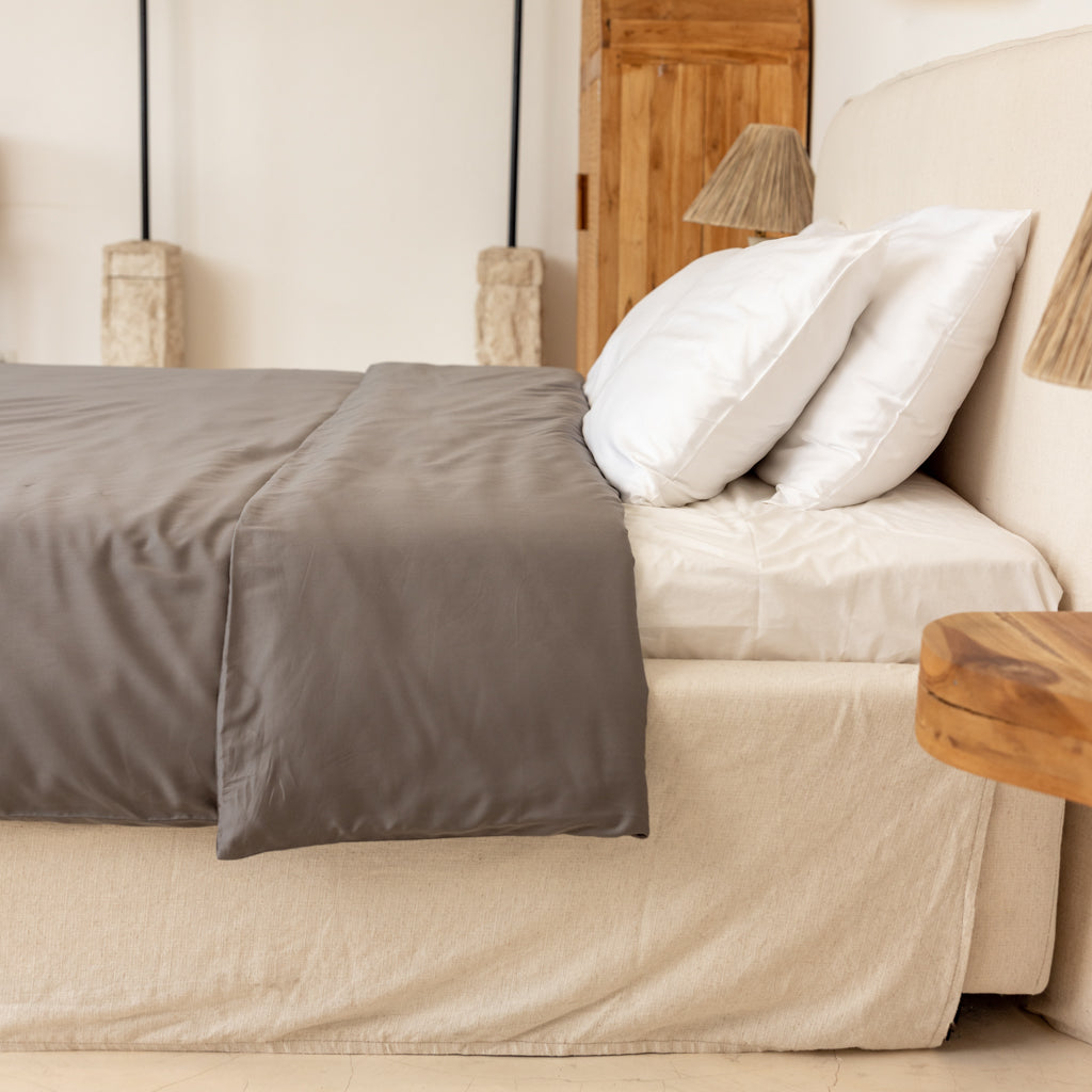 Organic Bamboo Sateen Duvet Cover Set