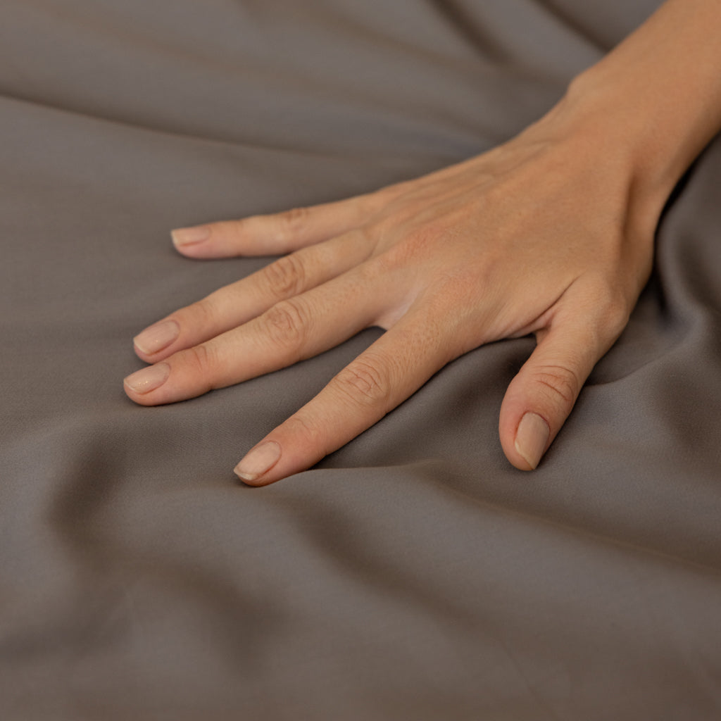 Organic Bamboo Sateen Duvet Cover Set