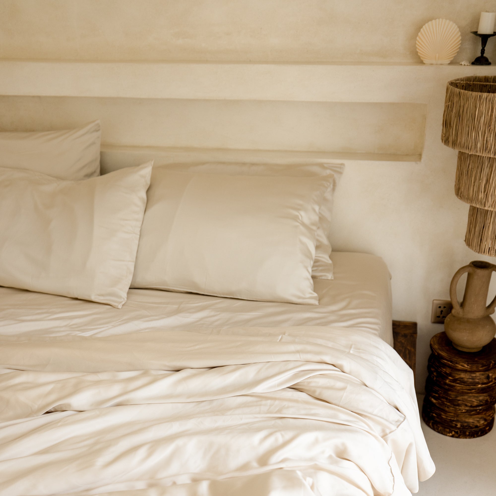Organic Bamboo Sateen Pillowcase Set