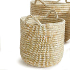 Handwoven Rivergrass Storage Baskets (Set of 3)