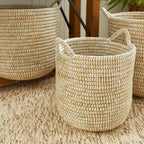 Handwoven Rivergrass Storage Baskets (Set of 3)