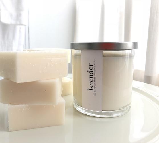 Lavender Scented Candle