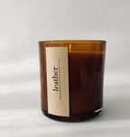 Leather Scented Candle