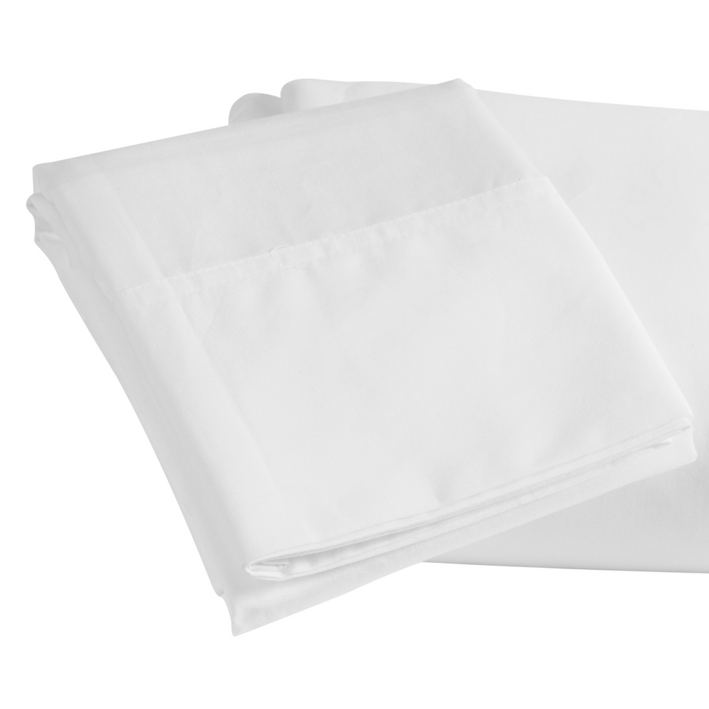Pillowtex Hotel Sheet Set | Wrinkle Resistant Cotton Blend