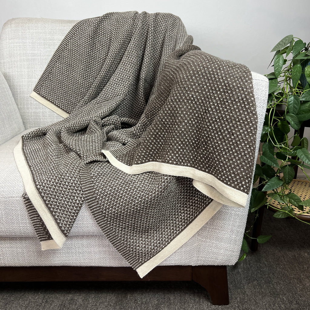 Cocoa Alpaca Throw