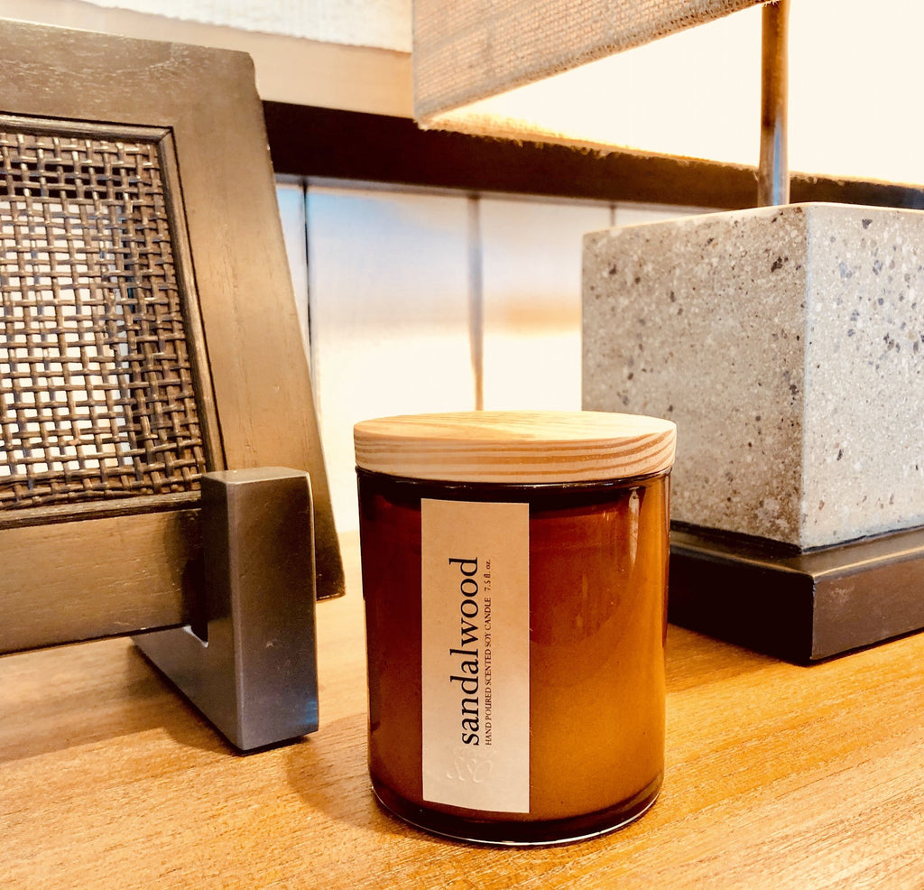 Sandalwood Scented Candle